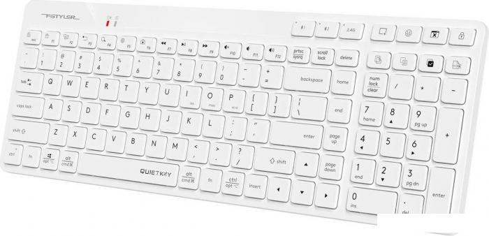 Клавиатура A4Tech Fstyler FBK27C AS (белый)