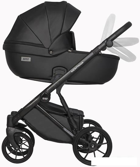 Универсальная коляска Riko Basic Montana Ecco (3 в 1, 12/черный)