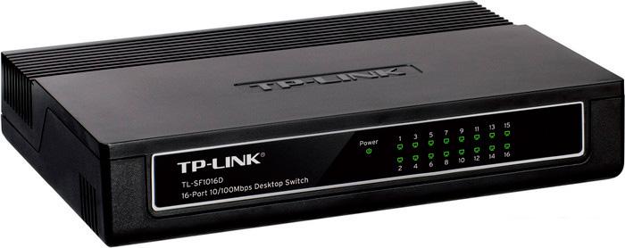 Неуправляемый коммутатор TP-Link TL-SF1016D