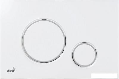 Панель смыва Alcaplast M770 (белый/хром глянцевый)
