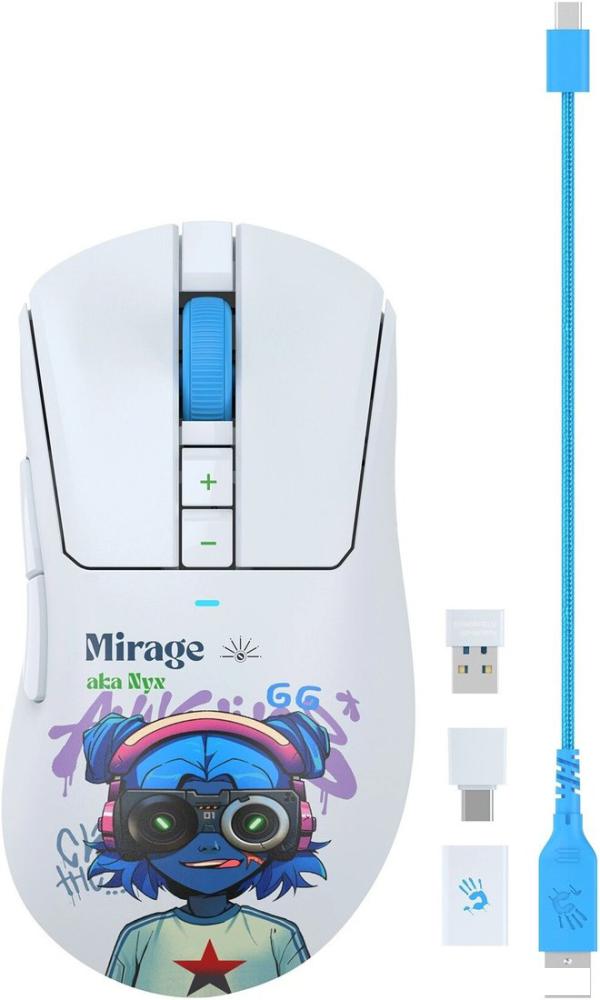 Мыши A4Tech Bloody R73 Pro Nyx Mirage (белый)