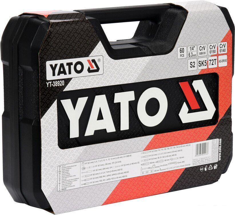Универсальный набор инструментов Yato YT-38920 (60 предметов)