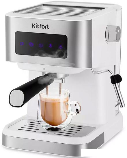 Рожковая кофеварка Kitfort KT-7139