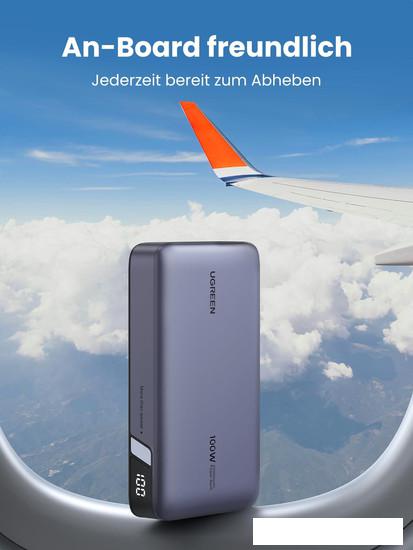 Внешний аккумулятор Ugreen PB720 20000mAh (серый)