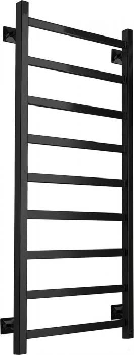 Полотенцесушитель Ростела Экспи Квадро V30 1/2" 9 перекладин 50x120 см (черный)