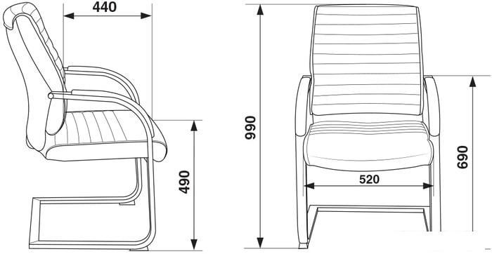 Офисный стул Бюрократ T-8010-LOW-V/IVORY (слоновая кость)