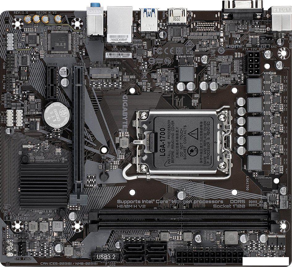 Материнская плата Gigabyte H610M H V2 (rev. 1.0)