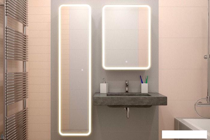 Континент Шкаф с зеркалом Elliott Led 60x80 (правый)