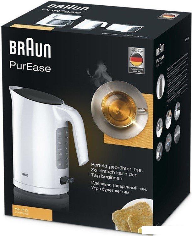 Электрический чайник Braun PurEase WK 3110 WH 0X21010006