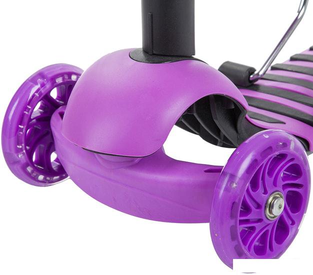 Трехколесный самокат Novatrack Saddle Pro 2019 120SB.DISCOKIDS.VL9 (фиолетовый)