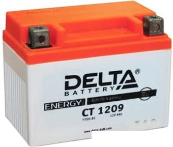 Мотоциклетный аккумулятор Delta CT 1209 (9 А·ч)