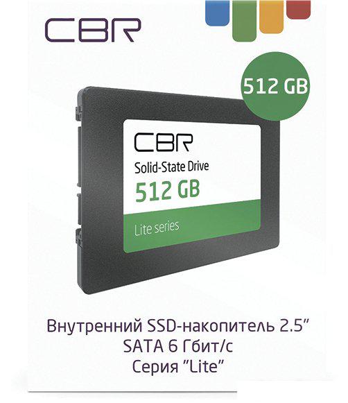 SSD CBR Lite 512GB SSD-512GB-2.5-LT22