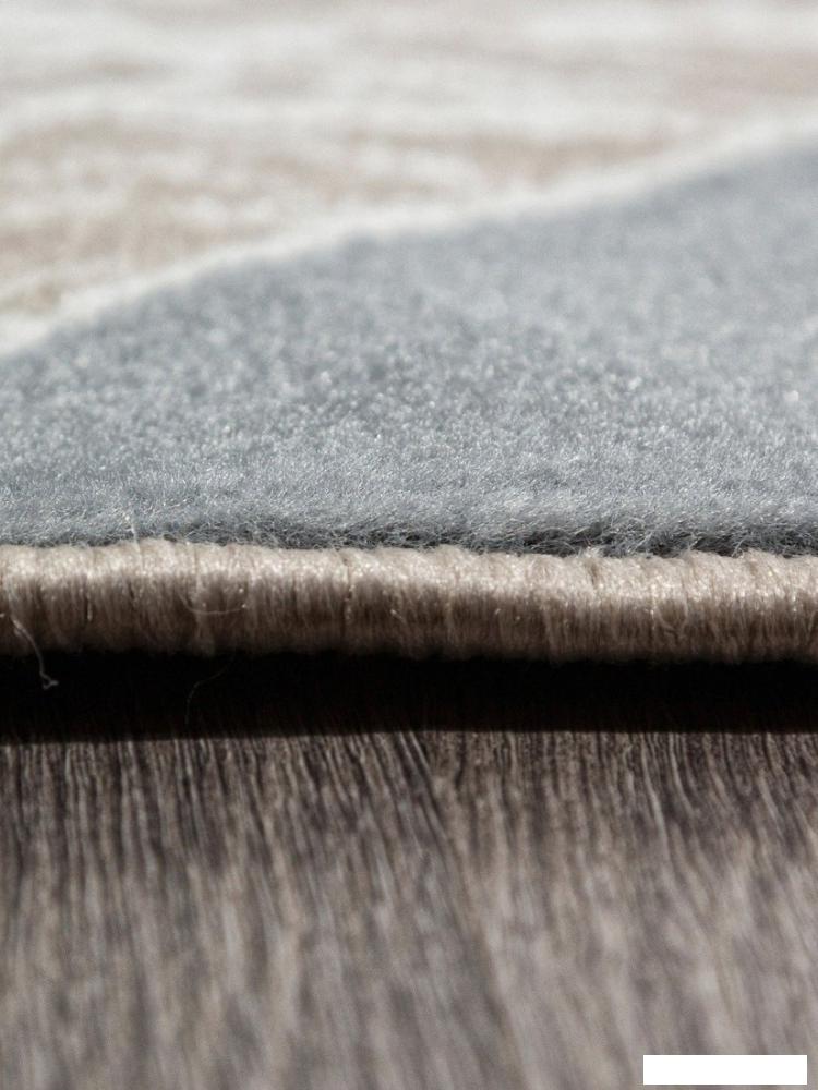 Ковер для жилой комнаты Merinos Sierra F354-OVAL-BEIGE-BLUE (1.5х1.9)