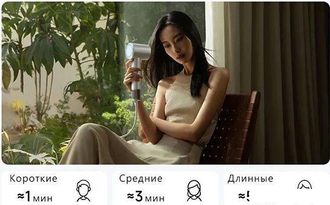 Фен Xiaomi Mijia Dryer H501 Gentle Little Hurricane Yunmanbai (сиреневый)
