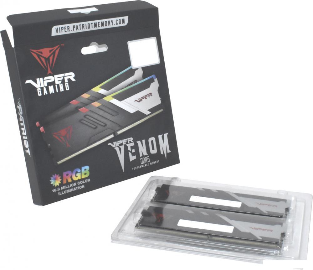 Оперативная память Patriot Viper Venom RGB 2x16ГБ DDR5 6400МГц PVVR532G640C32K