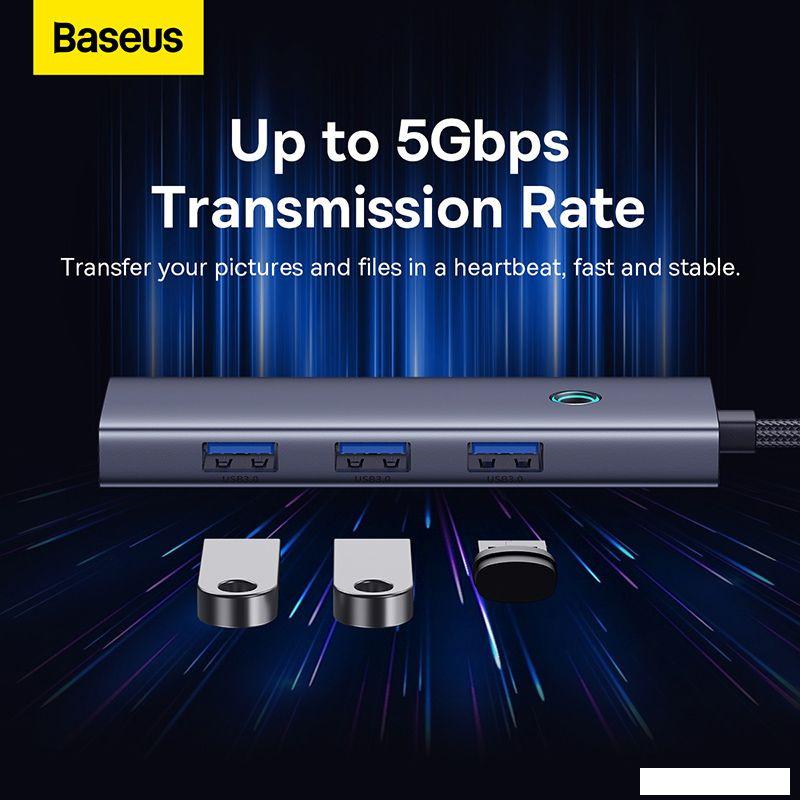 USB-хабы и док-станции Baseus Flite Series 4-Port USB-A Hub B0005280A813-01