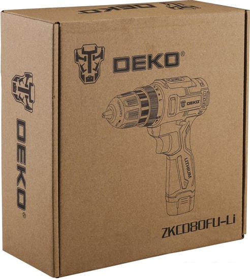 Дрель-шуруповерт Deko ZKCD80FU-Li SET 1 063-4127 (с 1-им АКБ)