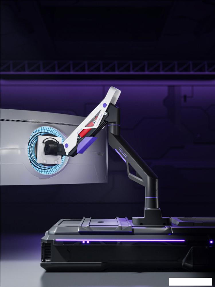 Кронштейн для монитора ErgoSmart Heavy-Duty Monster Game (белый)