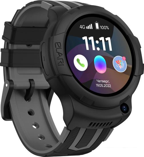 Умные часы и браслеты Elari KidPhone 4G Wink (черный)