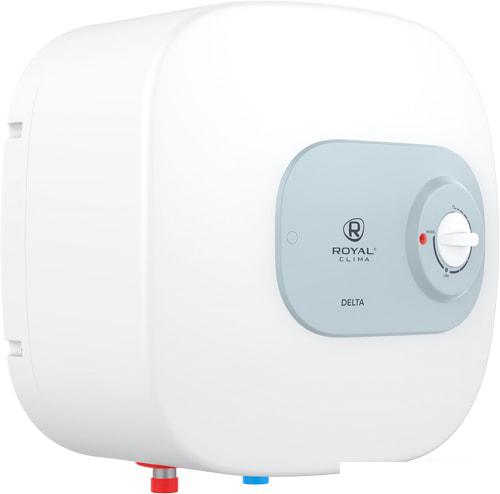 Накопительный электрический водонагреватель над мойкой Royal Clima Delta RWH-D15-FE