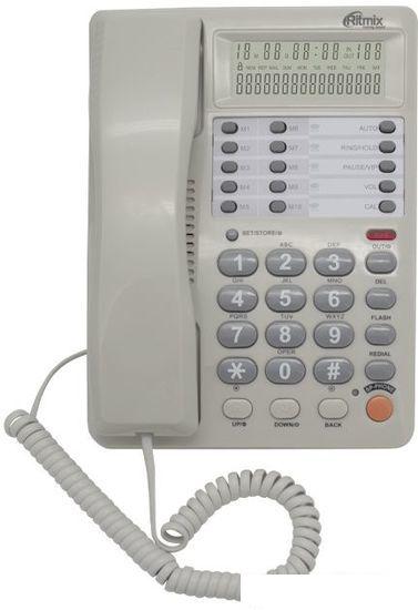 Проводной телефон Ritmix RT-495 (белый)