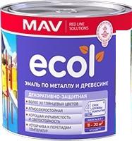 Эмаль MAV Ecol ПФ-115 0.8 кг (серебристый)