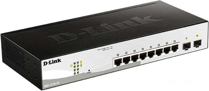 Настраиваемый коммутатор D-Link DGS-1210-10/F1A