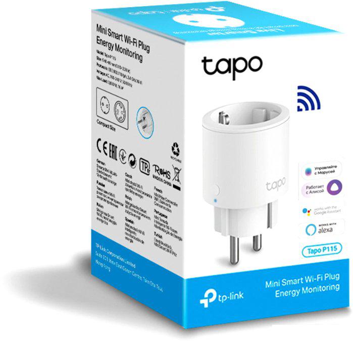 Умная розетка TP-Link Tapo P115