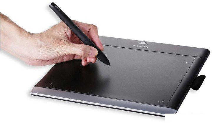 Графический планшет Huion 680TF (черный/серебристый)