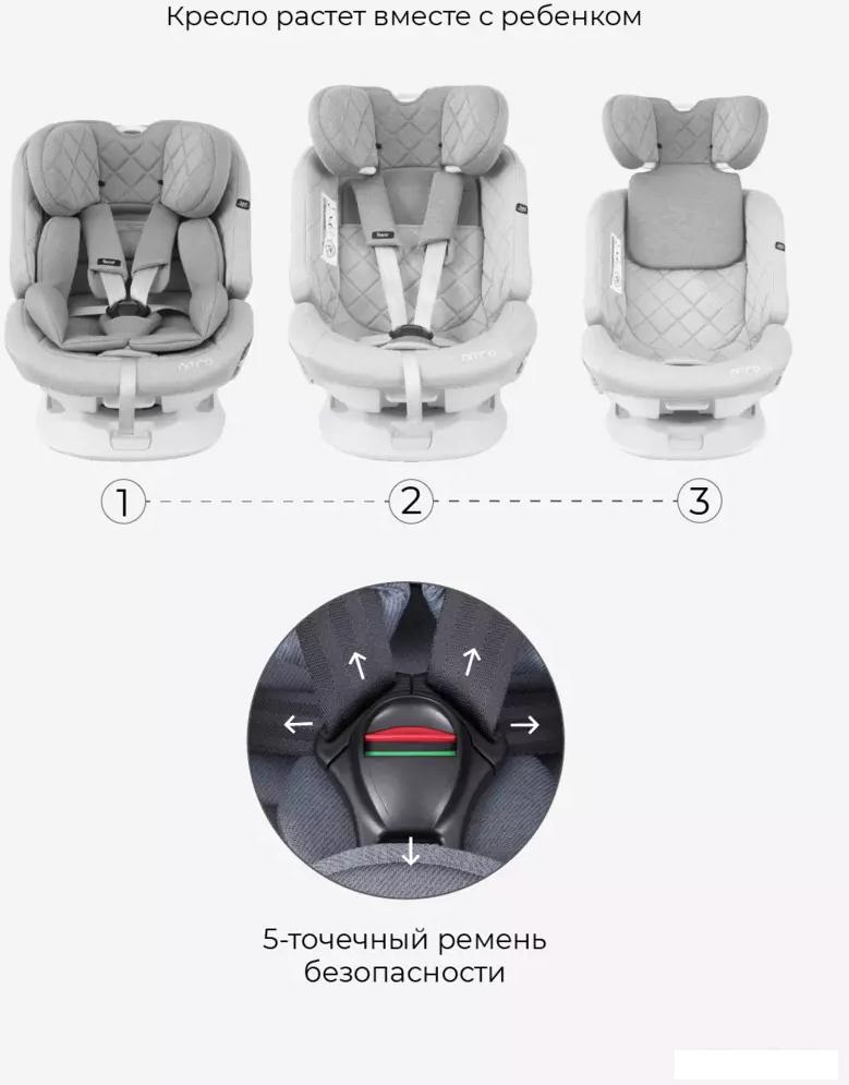 Детское автокресло Rant Nitro Isofix UB619 (серый/черный)