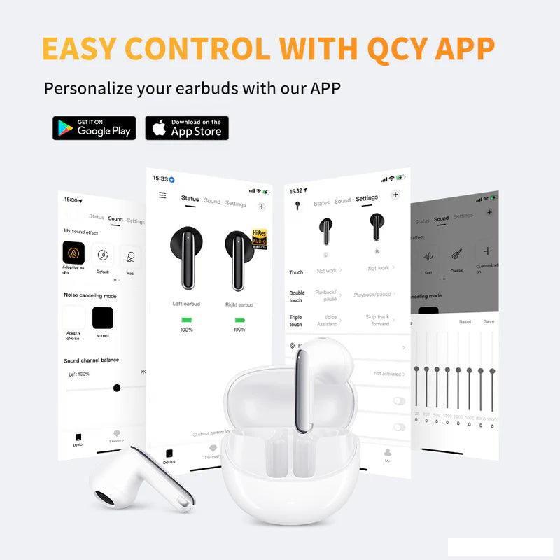 Наушники QCY AilyBuds Pro+ (белый)