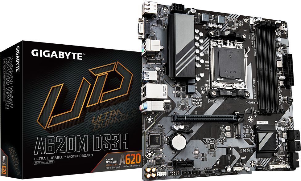 Материнская плата Gigabyte A620M DS3H (rev. 1.0)