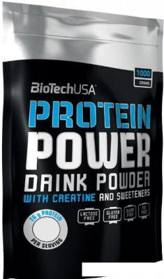 Протеины и гейнеры BioTech USA Protein Power (клубника/банан, 1000 г)