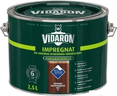 Пропитка Vidaron Impregnant V07 2.5 л (калифорнийская секвойя) Пропитка Vidaron Impregnant V07 2.5 л (калифорнийская секвойя)