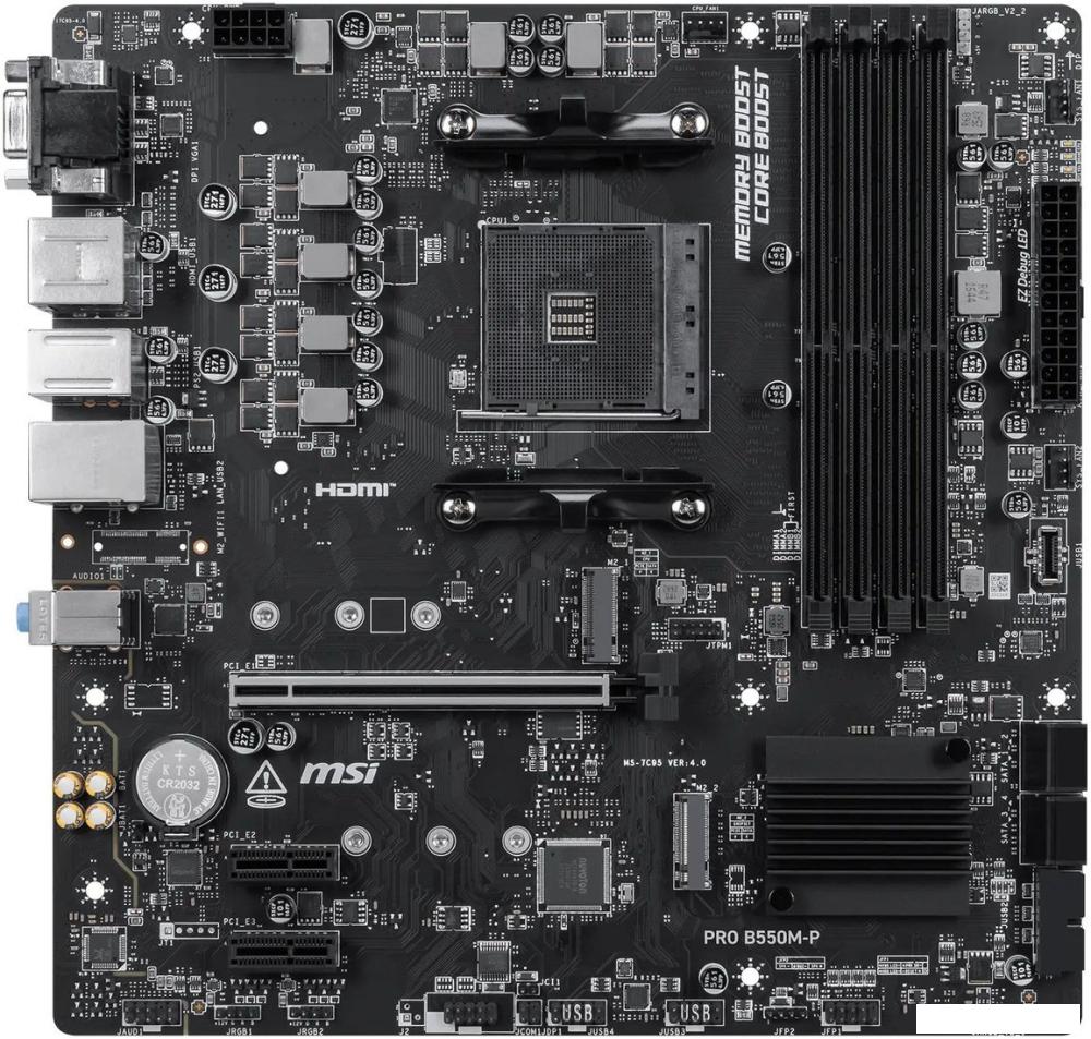 Материнская плата MSI Pro B550M-P