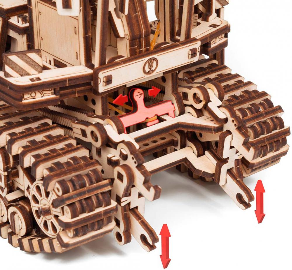 Сборные модели Eco-Wood-Art Косилка самоходная CS-150C