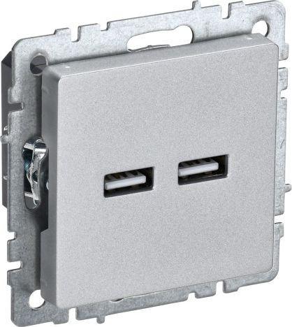 Розетка USB IEK Brite BR-U21-D31-K47