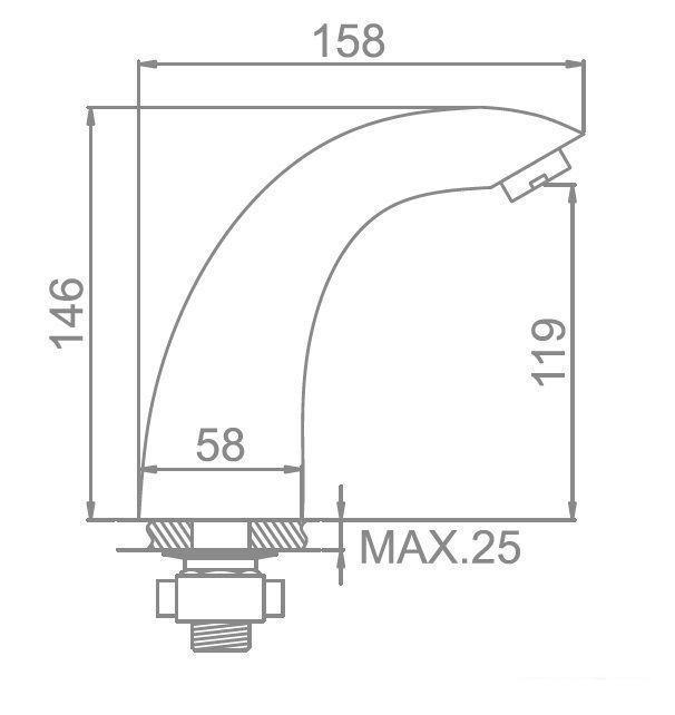 Смеситель Ledeme H55 L1055-14