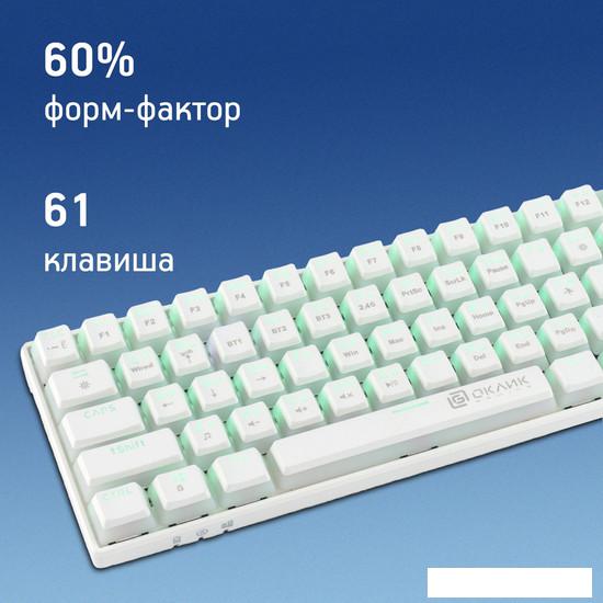 Клавиатуры Оклик K763W (белый)