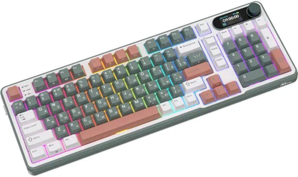 Клавиатура Royal Kludge RK-S98 RGB Clay Green (RK Pale Green)
