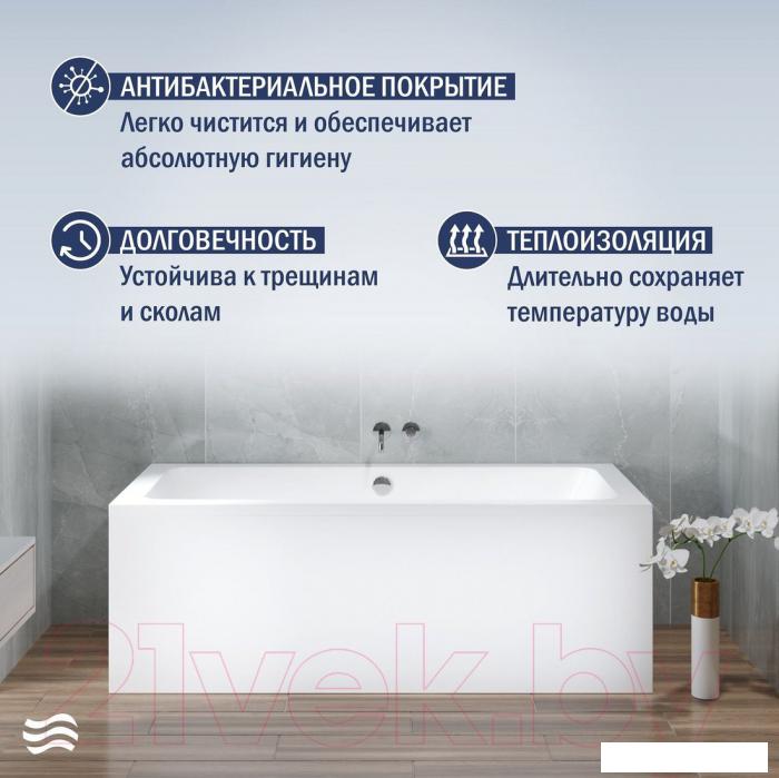 Ванна Lauter Olympia 180x80 21100080 (с ножками)
