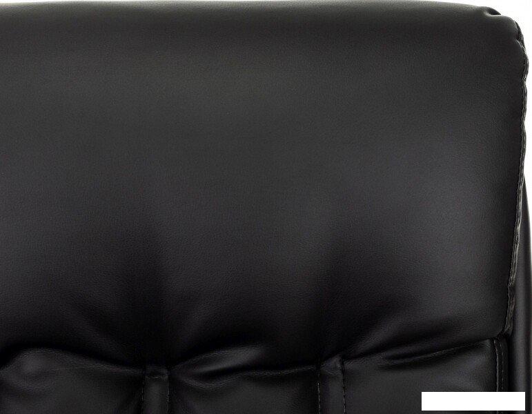 Офисный стул Бюрократ T-9932W-CF-Eco (черный, экокожа)