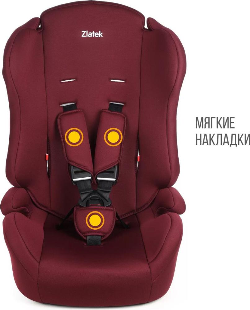 Детское автокресло Zlatek Basic ZL513 KRES4137 (бордо)