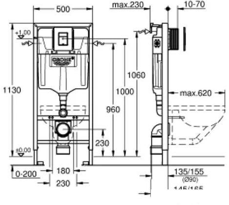 Инсталляция для унитаза Grohe Solido 38811KF0