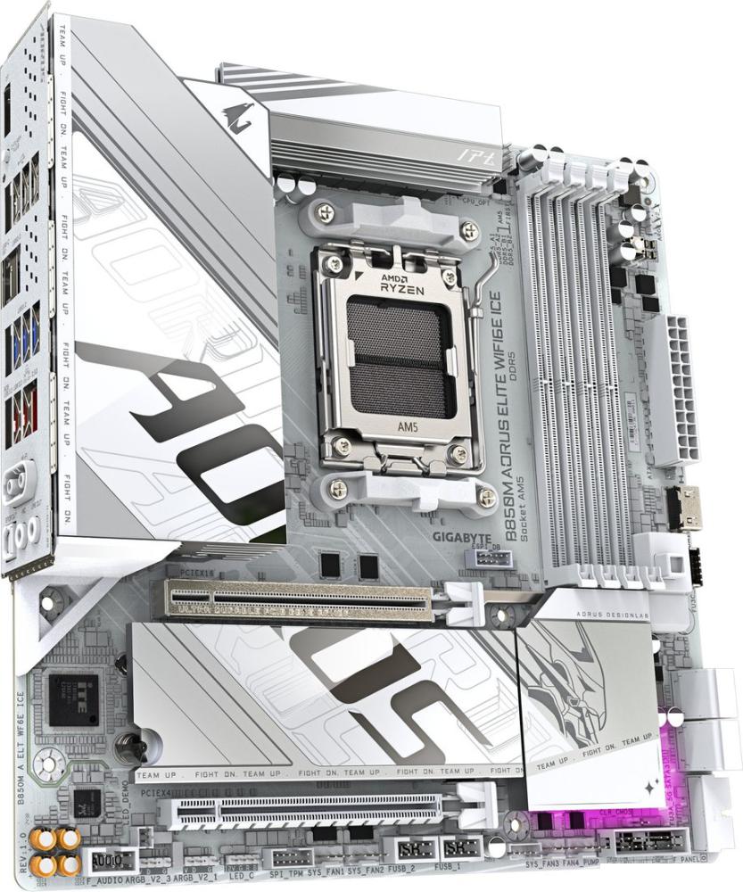 Материнские платы Gigabyte B850M Aorus Elite WiFi6E Ice (rev. 1.0)