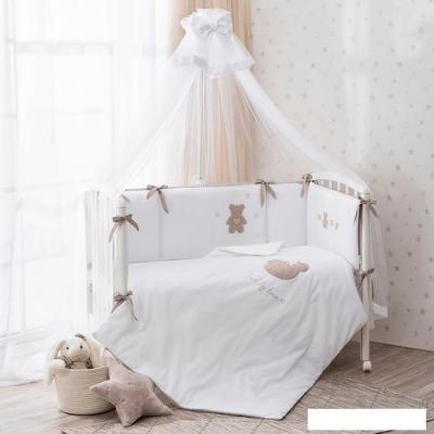 Детский комплект постельного белья Perina Teddy love ТЛ6-01.12 (6 предметов, песочный)