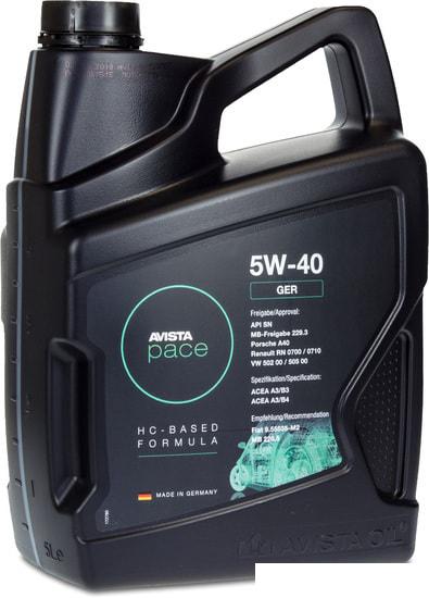 Моторное масло Avista pace GER 5W-40 5л