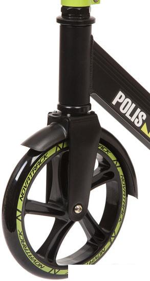 Двухколесный подростковый самокат Novatrack Polis 200 Pro'10 200.POLIS.LM21 (лимонный)