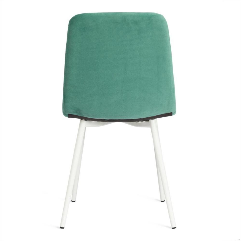 Стул TetChair Chilly Max (велюр/металл, бирюзово-зеленый/белый)