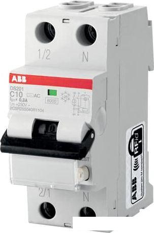 Дифференциальный автомат ABB DS201 C16 AC30 1P+N C 16A 30mA 6kA 2M 2CSR255080R1164